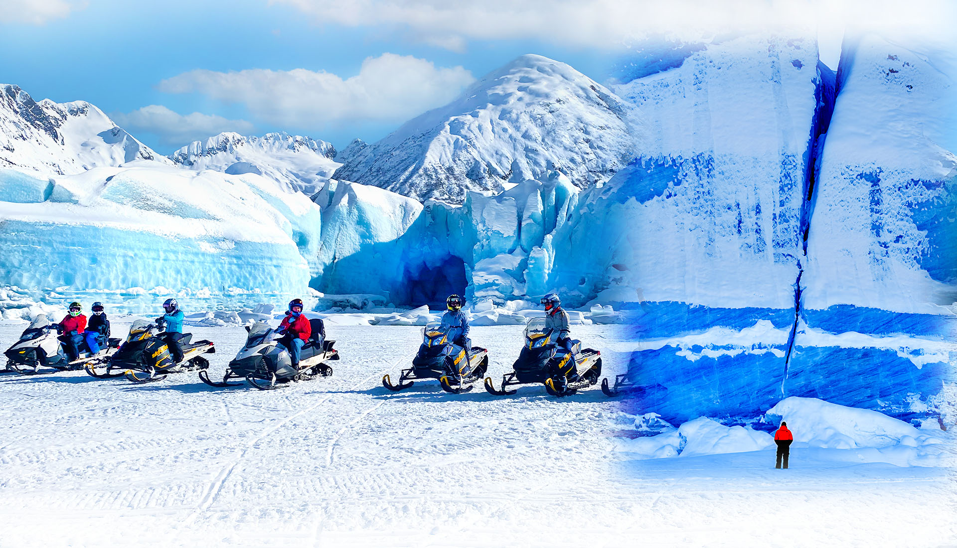 Alaska Snowmobile Tours Glacier City Snowmobile Tours